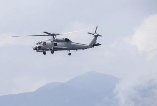 资料图：S-70C反潜直升机。图片来源：台湾《联合报》