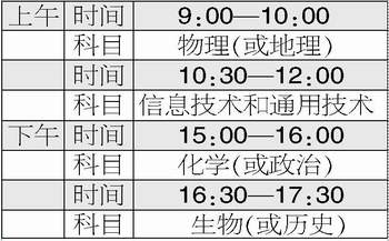 海南省今年高中会考6月10日分场开考(附时间表