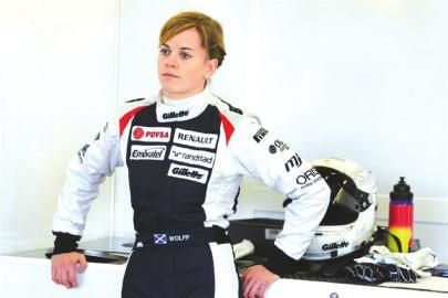 威廉姆斯车队老板娘试车 系F1唯一女车手
