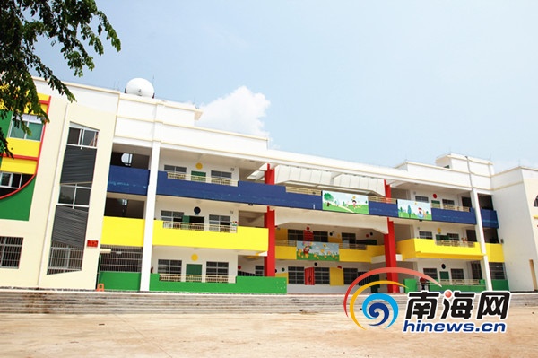 海口龙泉镇中心幼儿园教学楼未最终验收就招生