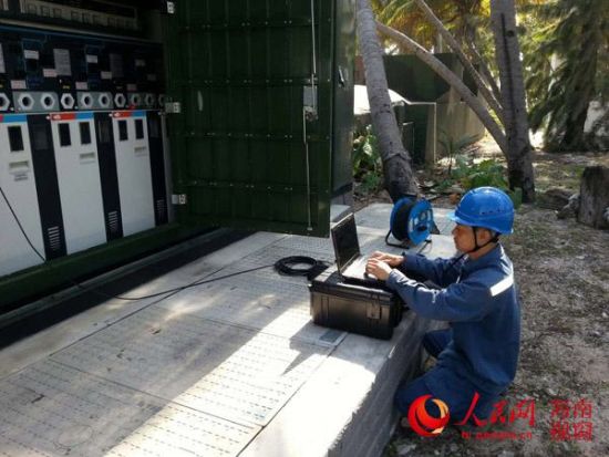 三沙年轻电工在永兴岛的日子:忙起来才充实