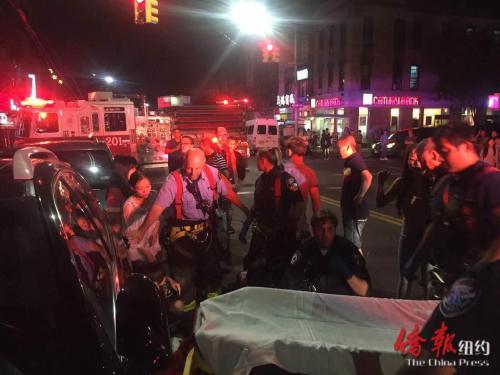 纽约华裔男子被车撞伤 附近华人合力拦下肇事