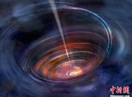 NASA展示休眠黑洞吞噬恒星细节图