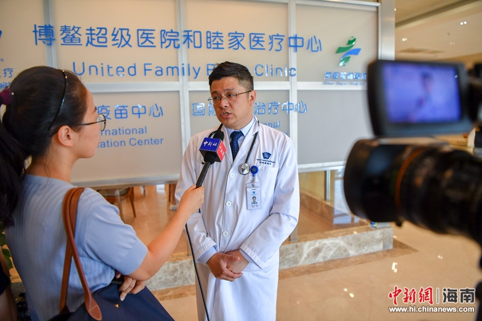 中国内地首针HPV九价疫苗在海南博鳌完成接